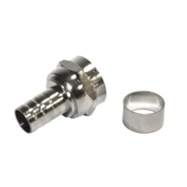 Conector Coaxial RG-59 com Anel Interneed Conector Coaxial RG-59 com Anel Interneed