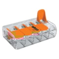Conector Emenda 0,14 - 4,0Mm Pentapolar 221-415 Com 04 Unidades Wago
