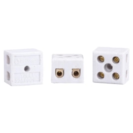 Conector Porcelana 2 Polos 16MM 68A Decorlux