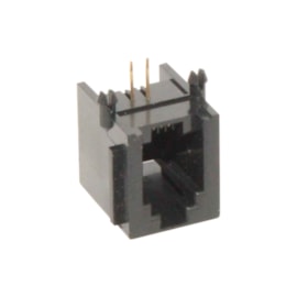 Conector RJ-11 Fêmea Para CI 4 Vias TFN-44P Metaltex