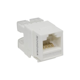 Conector RJ-45 CAT5E Fêmea 8 Vias Rohdina Conector RJ-45 CAT5E Fêmea 8 Vias Rohdina