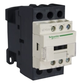 Contator Tripolar LC1D25M7 25A 220VCA 1NA+1NF Schneider Contator Tripolar LC1D25M7 25A 220VCA 1NA+1NF Schneider
