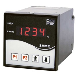Controlador De Temperatura Digital 220VCA Com Entrada J-K-PT100 SHME-212 Digimec