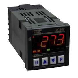 Controlador de Temperatura Digital K48EHCOR 1 Saída Relé/SSR 100-240VCA Coel Controlador de Temperatura Digital K48EHCOR 1 Saída Relé/SSR 100-240VCA Coel
