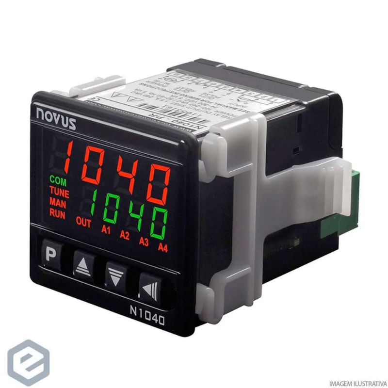 Controlador De Temperatura Digital N1040-Pr Usb J-K-Pt100 100-240V Novus