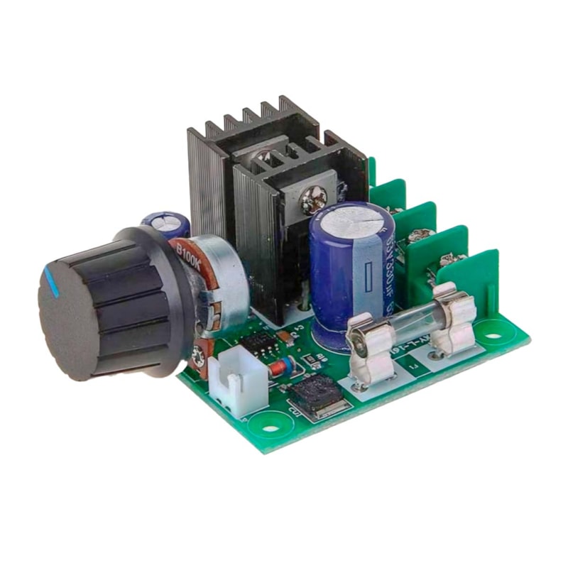 Controlador De Velocidade Pwm Motor Dc 12V-40V 400W 10A Arsolcomp