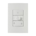 Controle Para Ventilador De Teto E Lâmpada 300W/500W Sleek Branco Bivolt Margirius