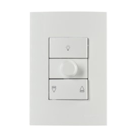 Controle Para Ventilador De Teto E Lâmpada 300W/500W Sleek Branco Bivolt Margirius