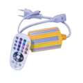 Controle Remoto + Plug Para Fita Led Rgb Ip20 Gaya