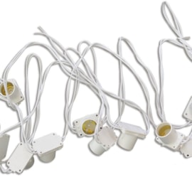Cordão de Luz 10 Lâmpadas 5 Metros Preto Bivolt Starlux Cordão de Luz 10 Lâmpadas 5 Metros Preto Bivolt Starlux
