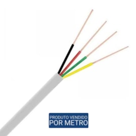 Cordão Liso Chato 4 Vias Branco Mega Polo