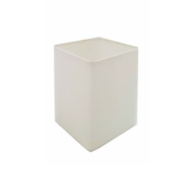 Cúpula Silvia Quadrada 12x12x23 Algodão Cru Paco Cúpula Silvia Quadrada 12x12x23 Algodão Cru Paco