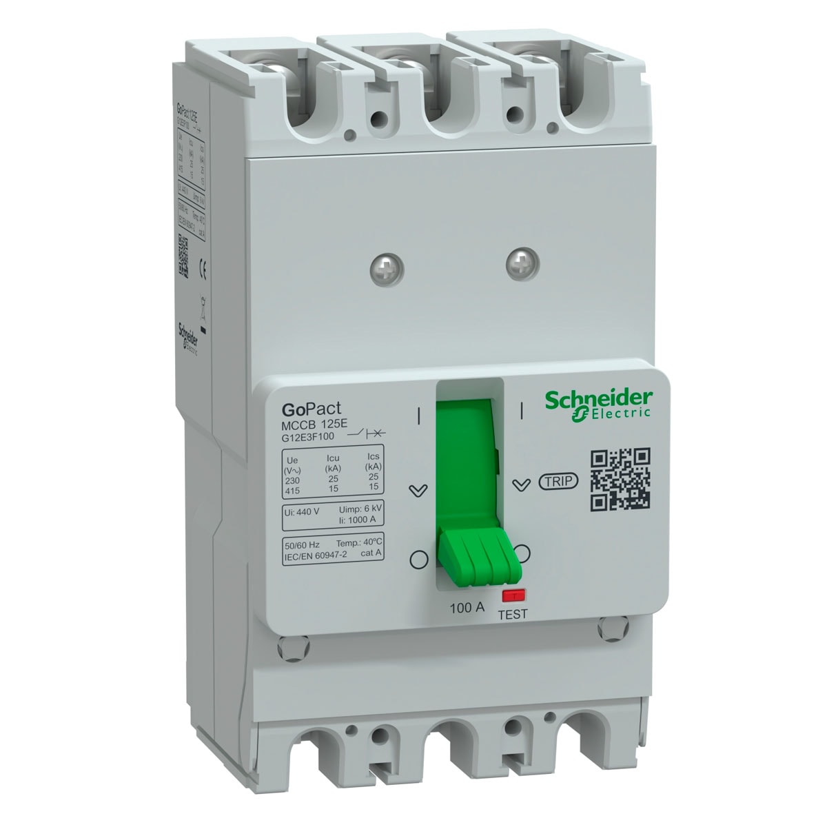 Disjuntor Caixa moldada 3 Polos Go Pact 50A 25Ka 220V-15Ka 380V