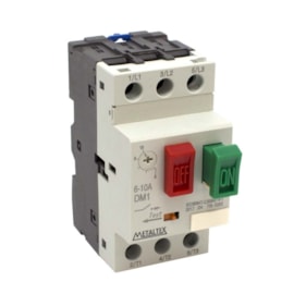 Disjuntor Motor DM1-10A 6 - 10A Metaltex Disjuntor Motor DM1-10A 6 - 10A Metaltex