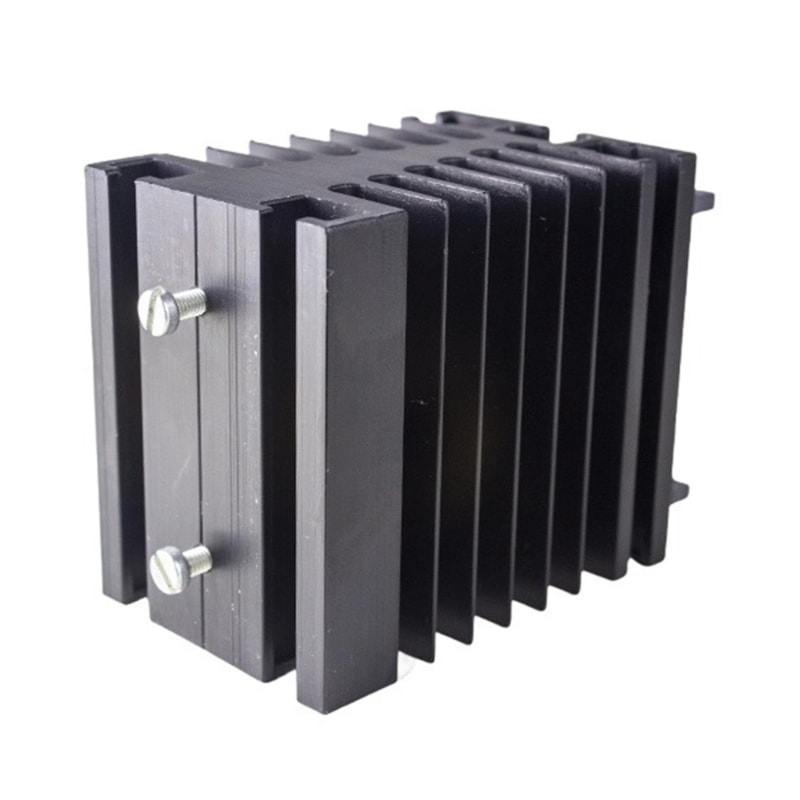 Dissipador Térmico para Relé de Estado Sólido Mini Tzcm para Trilho Din TSZC-DT4 Metaltex