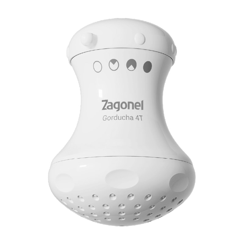 Ducha 4 Temperaturas Gorducha Branca 5700W 220V Zagonel