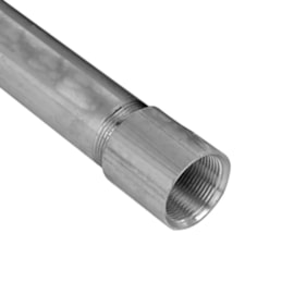 Eletroduto Rígido 3/4" 3m Zincado Zetone Eletroduto Rígido 3/4" 3m Zincado Zetone