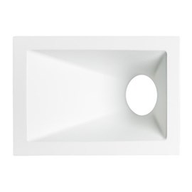 Embutido Angular 40g Square Angle Dicroica Quadrado Branco Stella