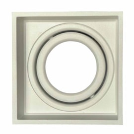 Embutido Ar70 Alumínio Micro Borda 1Xgu10 Recuado Quadrado Luminatti