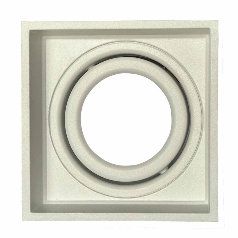 Embutido Ar70 Alumínio Micro Borda 1Xgu10 Recuado Quadrado Luminatti