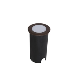 Embutido de Solo LED 1.8W Marrom Luz Amarela Bivolt Romalux Embutido de Solo LED 1.8W Marrom Luz Amarela Bivolt Romalux