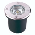 Embutido De Solo Led 10W 2700K Redondo Inox Bivolt Eletrorastro