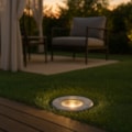 Embutido De Solo Led  7,0W 2700K Redondo Inox Bivolt Eletrorastro