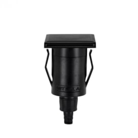 Embutido De Solo Led Way Side 1,5W 3000K Branco Quente Duplo Facho Preto 4 Lumens Ip67 Bivolt STL21714/30  Stella