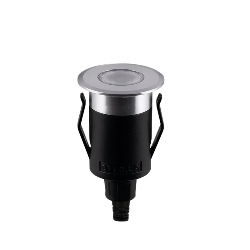 Embutido De Solo Led Way Up Redondo 1W 3000K Branco Quente Inox 45 Lumens Ip67 Bivolt STL21711AL/30 Stella