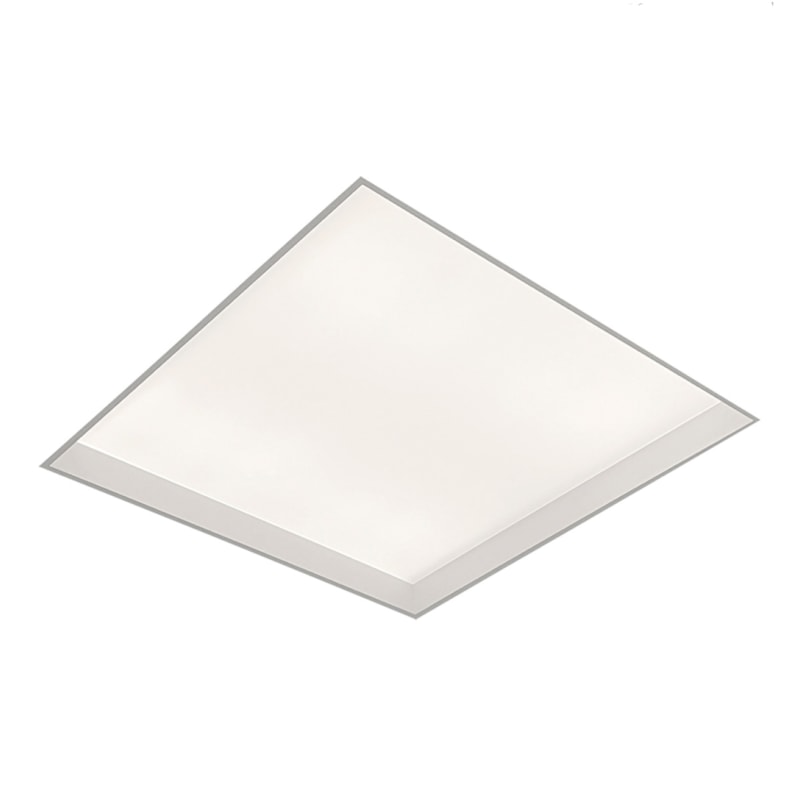 Embutido Led Micro Aba 88w 3000k 5720lm Quadrado Branco  Bivolt