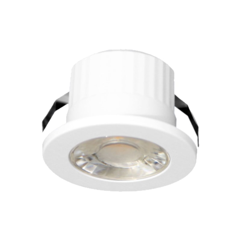 Embutido LED Redondo Mini 3W Branco Quente 2700K 240lm LM1233 Luminatti