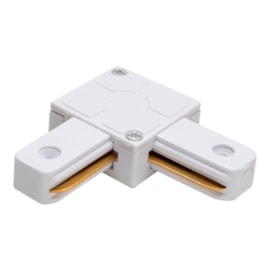 Emenda "L" 90° Para Trilho Branco Pix