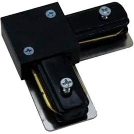 Emenda "L" 90° Para Trilho Preto Pix