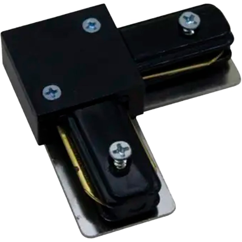 Emenda "L" 90° Para Trilho Preto Pix