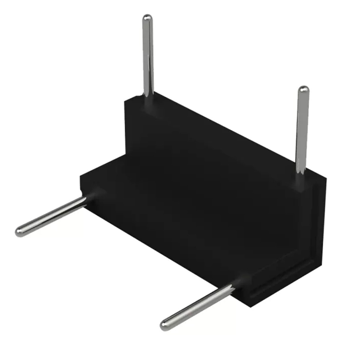 Emenda L Vertical 90° Para Trilho Magnetico Preto Infinity Pix
