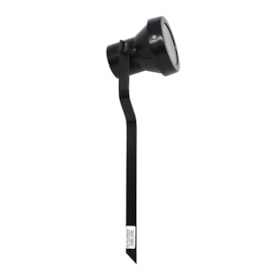 Espeto de Jardim Dicróica GU10 Bivolt Preto com Vidro DM Lumi Espeto de Jardim Dicróica GU10 Bivolt Preto com Vidro DM Lumi