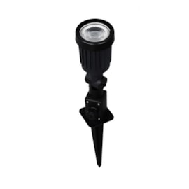 Espeto De Jardim Led 7,0W 6500K 450Lm Preto Bivolt Luminatti