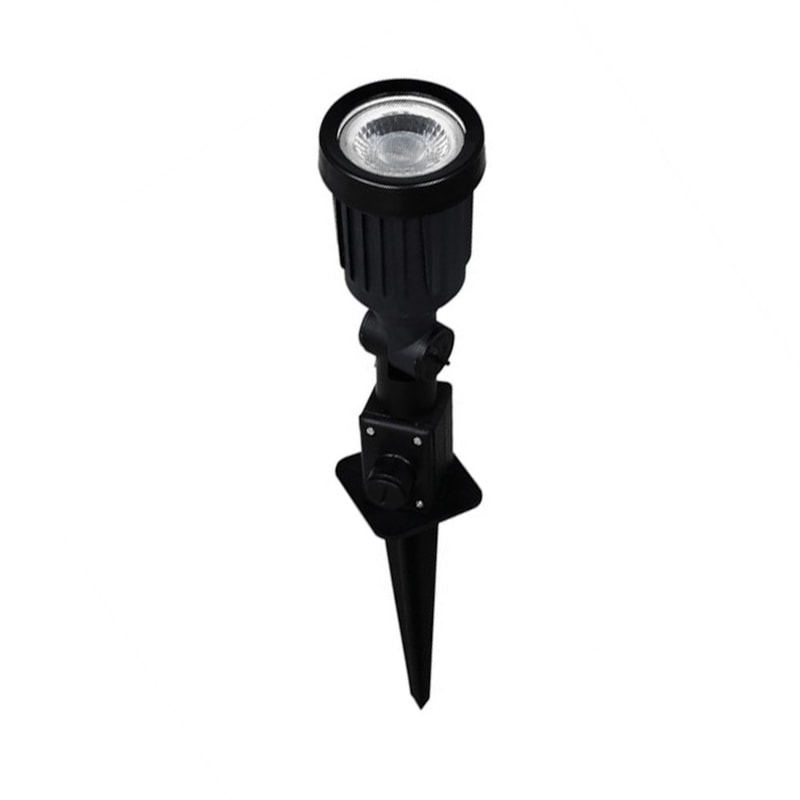Espeto De Jardim Led 7,0W 6500K 450Lm Preto Bivolt Luminatti