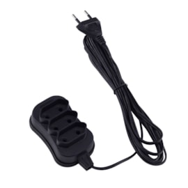 Extensão Paralela 3 Tomadas 5 metros Preta Bivolt Perplug Extensão Paralela 3 Tomadas 5 metros Preta Bivolt Perplug