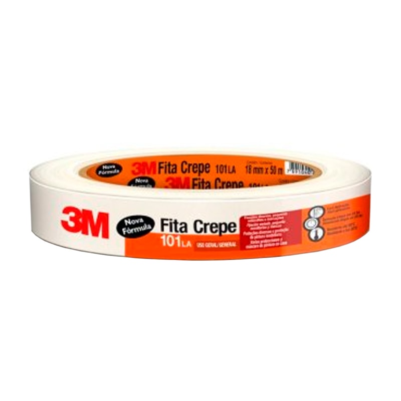 Fita Crepe 18mm x 50m 3M