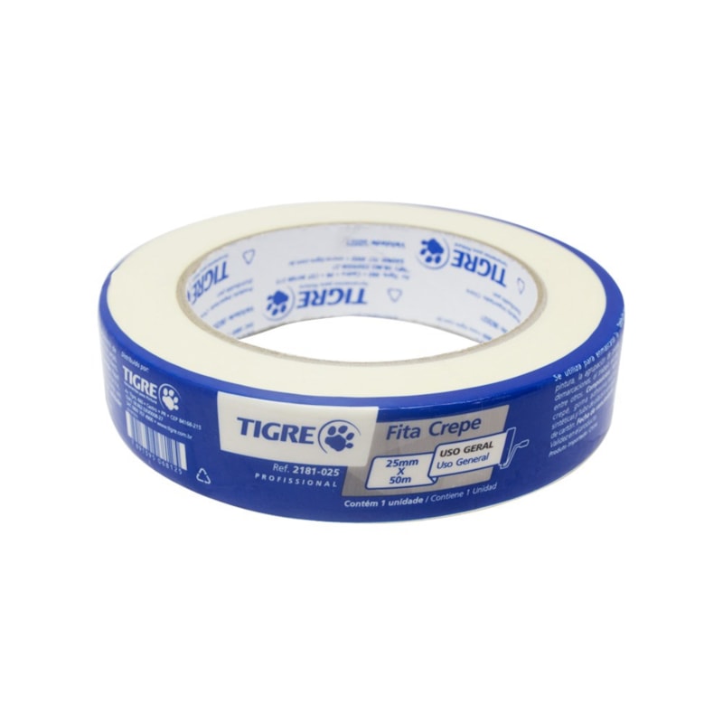 Fita Crepe 24Mm x 50M Tigre
