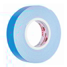 Fita Dupla Face com Espuma 19mm 1,5m Worker Fita Dupla Face com Espuma 19mm 1,5m Worker