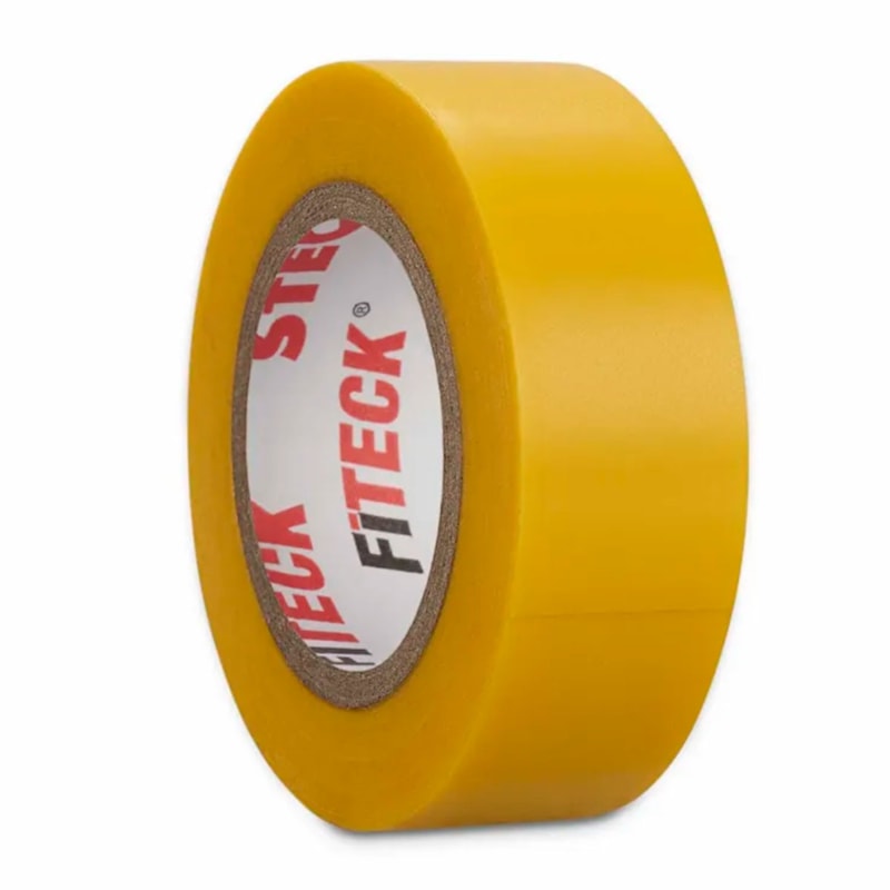 Fita Isolante 10 Metros Amarela Fitteck Steck