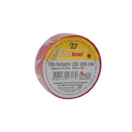 Fita Isolante 10M Vermelha Enerbras