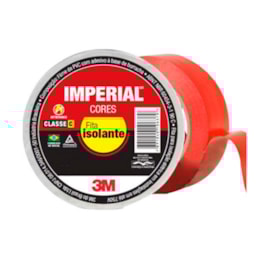 Fita Isolante 10m Vermelha Imperial 18mm 3M