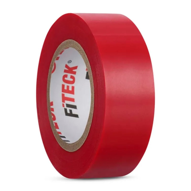 Fita Isolante 10M Vermelho Fitteck Steck