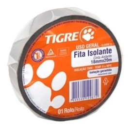 Fita Isolante 20m Preta Tigre Fita Isolante 20m Preta Tigre