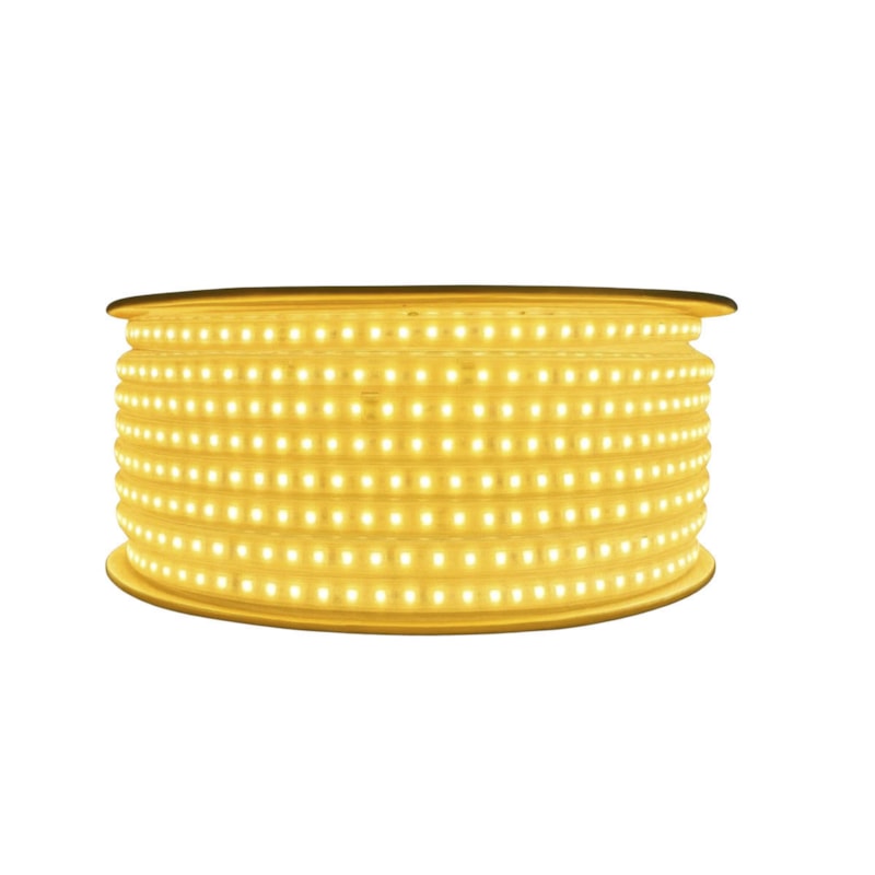 Fita LED 127v 12w/M 3000k Branco Quente 120 LEDS/M 350 Lumens/M IP65 ELE-FT127-12W-3 Eletrorastro