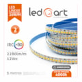 Fita LED  20W/M 4000K  12V 240LEDs/M 2280Lm/M Ip20 Dimerizavel Rolo 5M LA-7074 LEDart