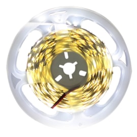 Fita LED Luz Branca IP-20 12W 5 Metros 12V Eletrorastro Fita LED Luz Branca IP-20 12W 5 Metros 12V Eletrorastro